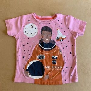Piccolina Mae Jemison Space Astronaut T-Shirt size 2T
